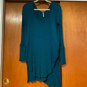 Free People scoop neck waffle tunic